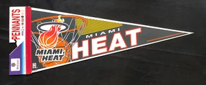 Miami Heat NBA Basketball VINTAGE Full Size Memorabilia Pennant - Picture 1 of 3