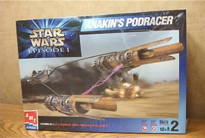 AMT ERTL STAR WARS EPISODE I ANAKIN'S PODRACER 1/32 SCALE MODEL KIT #30122 - Image 1 of 2