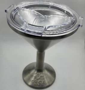 Orca Coolers Wine Martini Glass Chasertini Stainless Steel 8oz Insulated  New - Picture 1 of 8