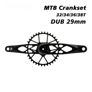 Guarnitura MTB DH AM XC 165/170/175mm Trail Enduro Bici Pranella 34 36T Catena - Foto 1 di 46