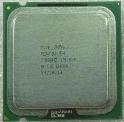 Intel Pentium 4 520/520J SL7J5 2.80GHz 1MB 800MHz LGA775 Prescott CPU Processor - Image 1 of 3