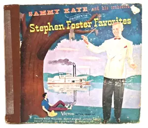 Vintage 1943 Sammy Kaye and His Orchestra Stephen Foster Favorites 5 LP Book Set - Foto 1 di 12