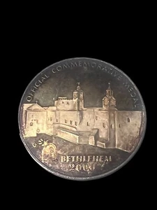 Vintage  Official Commemorative Medal - Bethlehem 2000 - Picture 1 of 5