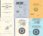 SIX MINT Vintage STARFLEET MANUALS Star Trek: Original Series & Motion Picture!