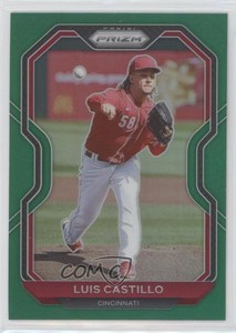 2021 Panini Prizm Tier III Green Prizm Luis Castillo #210