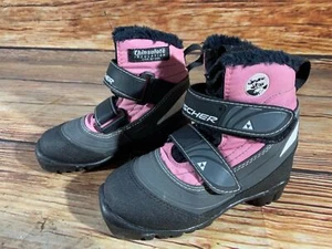 Fischer Snow Star Kids Nordic Cross Country Ski Boots Size EU29 US11 NNN F-60 - Picture 1 of 6