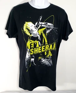 New Ed Sheeran Live Concert TShirt Womens 3XL Black Green Band Tee Music Casual - Picture 1 of 4