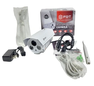 FDT FD7902 720P WIFI CAMERA NIGHT VISION WHITE W/ STAND NEW! - Picture 1 of 8