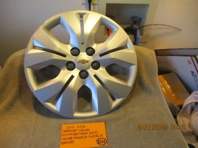 2012-2016 CHEVROLET CRUZE GM FACTORY OEM ONE HUBCAP 16 INCH SILVER FREE SHIPPING - Image 1 of 4