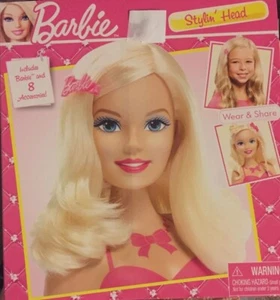 Barbie Styling Head + 8 Accessories 2012 Ages 3 Yrs + - Picture 1 of 2