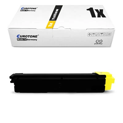 Eurotone Eco Cartridge Yellow for Kyocera Ecosys M-6526-cdn P-6026-cdn - Image 1 of 3