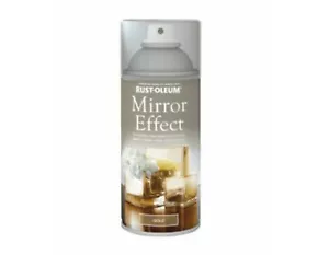 Pintura en aerosol efecto espejo Rust-Oleum arte dorado artesanía acabado brillante vidrio - Imagen 1 de 3