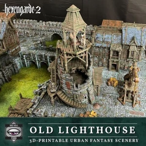 Old Lighthouse Hexengarde 2 - Warhammer Mordheim Trench Crusade Terrain Tower - Picture 1 of 9