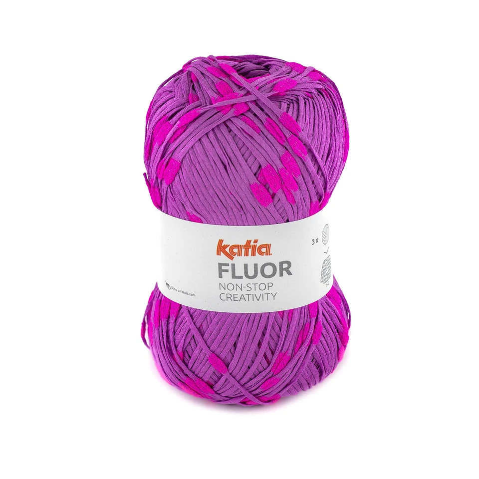 Katia Harina Neón Lana 100g Algodón - Imagen 1 de 1