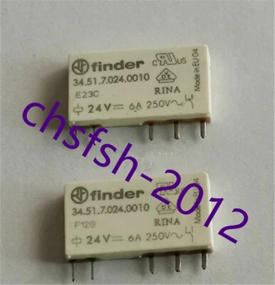 2 pcs New Finder 34.51.7.024.0010 Relay new - Image 1 of 4