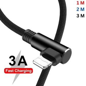 Robustes Kabel für iPhone iPad 90° Grad USB Daten Schnell Ladegerät Ladekabel⭐ - Bild 1 von 16