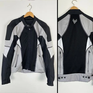 FRANK THOMAS Motorcycle Jacket BREATHABLE MESH SAFETY ARMOR Arm Guards Pockets M - Picture 1 of 12
