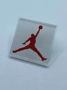 Michael jordan nba jumpman chicago bulls Acrylic Pin Badge 1.25” Lakers Knicks - Picture 1 of 3