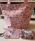 Hello Kitty Mini Bag   With Badge ID Card   Holder Coin Wallet