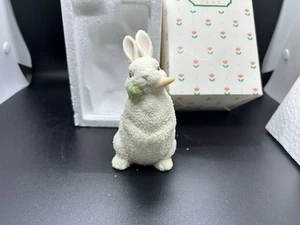Vintage Department 56 Easter Bunny Rabbit w/ Carrot 1994 Dept 56 - Picture 1 of 8