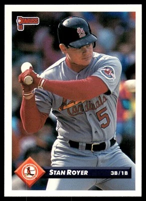 1993 Donruss Stan Royer St. Louis Cardinals #680 - Image 1 of 2