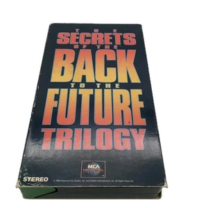 Back to the Future Secrets Of The Trilogy VHS 1990 Vintage - Picture 1 of 3