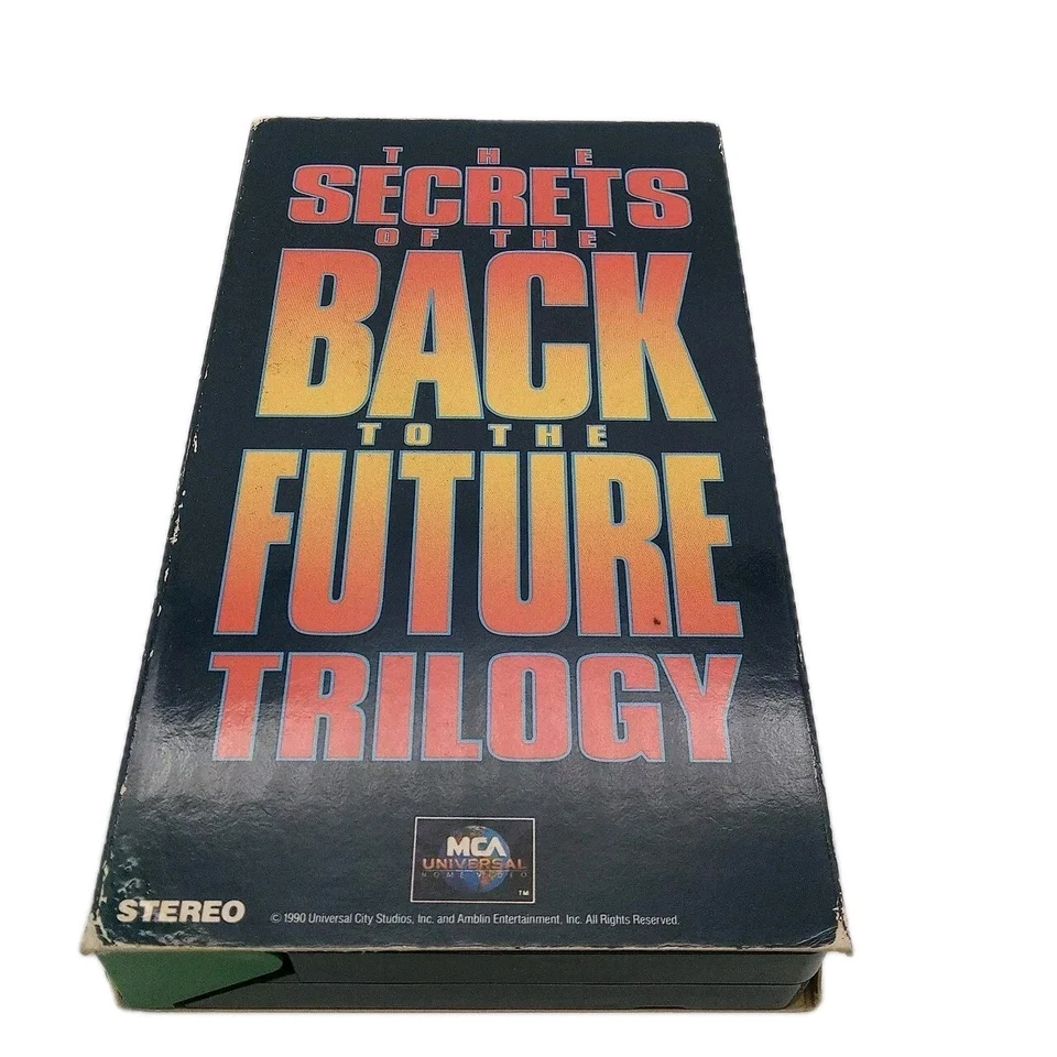 Back to the Future Secrets Of The Trilogy VHS 1990 Vintage - Image 1 of 3