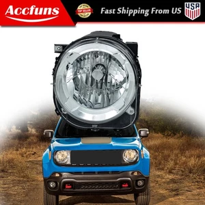For Jeep Renegade 2015-2018 Halogen Headlight Clear Headlamp Driver Left Side - Picture 1 of 12