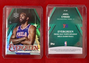 25/26 Topps Holiday Baloncesto Joel Embiid Evergreen Troquelado Inserto #EV-JE - Imagen 1 de 1