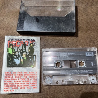 Duran Duran Decade Cassette Tape Greatest Hits Album EMI Canada C4 93178 - 1989 - Image 1 of 4