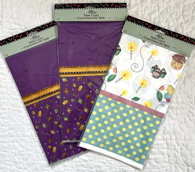 x3 Mary Engelbreit Queen For The Day Birthday Party Table Covers Disposable 102” - Image 1 of 4