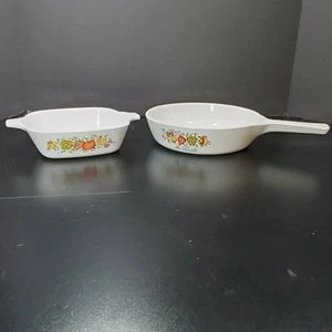 Cazuela pequeña de colección Corning Ware Spice of Life 1 3/4 taza P-41-B P-83-B sin tapa - Imagen 1 de 13