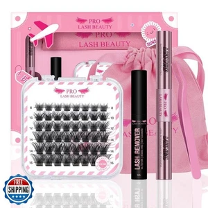 DIY Lash Extension Kit for Travel Lash Clusters Kit with 48 Pcs Lash Clusters - Picture 1 of 5