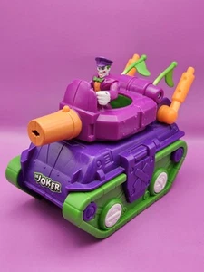 2011 Fisher-Price Imaginext DC Super Friends JOKER TANK w Figure NO MISSILE - Picture 1 of 16
