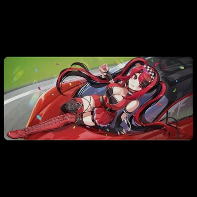 Gamer Supps Waifu Cups x GX Aura "Racer Queen" Mousepad Desk Mat  - Image 1 of 3