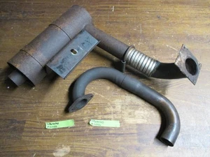 Vintage 71 Arctic Cat Panther 303 Wankel Snowmobile Exhaust Muffler & Pipe 72 - Picture 1 of 14