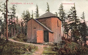 AK Ilmenau Gabelbach Goethehäuschen Thüringen 1908 gelaufen Postkarte - Bild 1 von 2