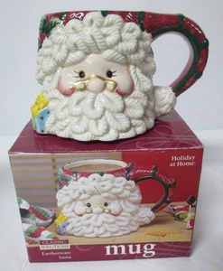 Jay Import Co. Steingut Urlaub zu Hause klassische Lösungen Weihnachtsmann Becher mit Box - Bild 1 von 6