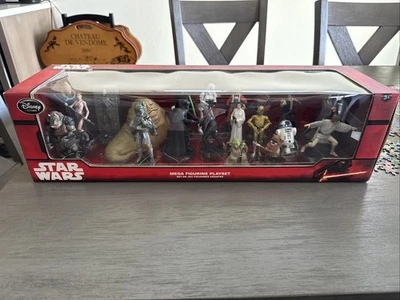 Disney Star Wars Mega Figure Set w/ Banned Slave Leia Trilogy Figurine Playset - Image 1 of 4