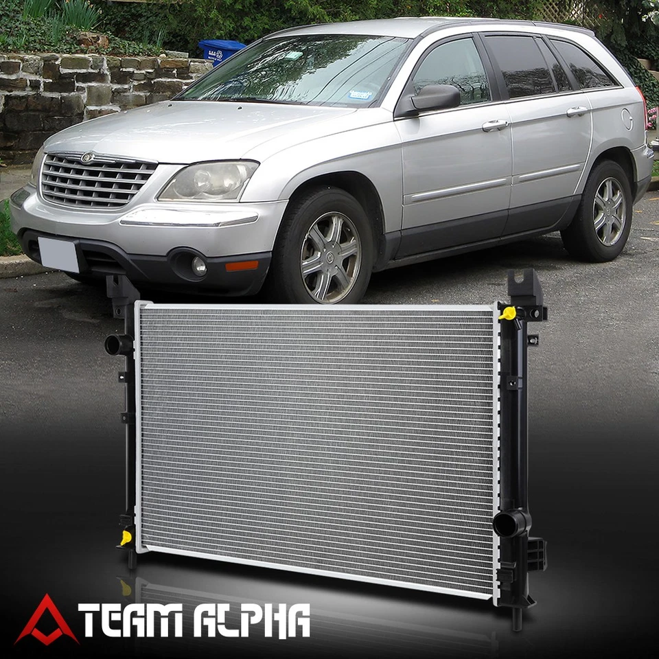 Se adapta a Chrysler Pacifica 2004-2006 automático aluminio radiador de repuesto de fábrica 2702 Foto 1 de 4