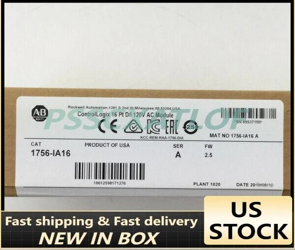 New AB 1756-IA16 ControlLogix 16 Pt D/I 120V AC Module Series A - Image 1 of 1