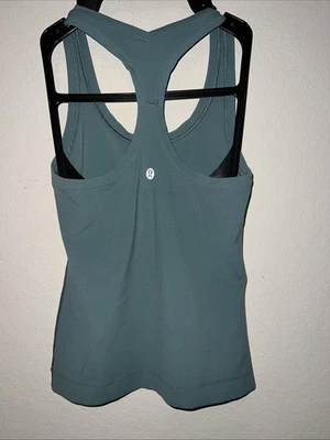 LULULEMON Girls Size 6-7 Years Old Tank Top Forest Green - Image 1 of 4