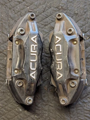 OEM 05-12 Acura RL Front Brake Caliper Set Advics Left Right 4 Piston Honda TSX - Image 1 of 4