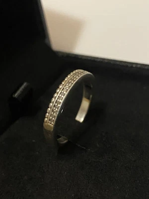 anello argento 925 E Diamanti - Immagine 1 di 4