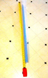 Vintage EXTRA LONG 33” Baby Blue Tapered Candle RARE - Picture 1 of 3