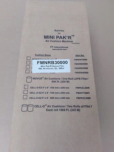 Lámina acolchada para máquina de cojines de aire MINI PAK`R, Novus FMNRB30000 - Imagen 1 de 4