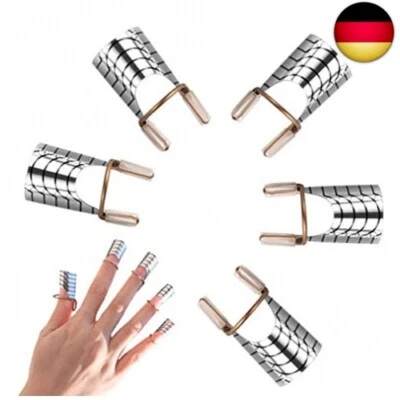 Hanyousheng Nagel Schablone, Nagel Verlängerung, Modellier Schablonen, 5 Stück N
