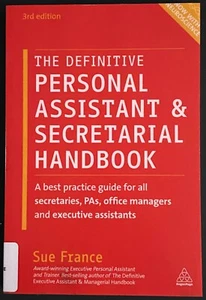 Definitive Personal Assistant and Secretarial Handbook : A Best Practice 3rd edi - Imagen 1 de 1