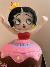 Betty Boop Birthday Bash Plush Cupcake Sugar Loaf January Only $14.00 on eBay