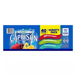 Capri Sun Flavored Juice Drink Blend Variety Pack, 40 ct./6 fl. oz. - Picture 1 of 5